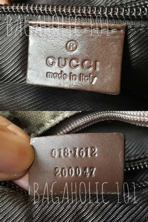 vintage gucci serial number checker|how to check gucci authenticity.